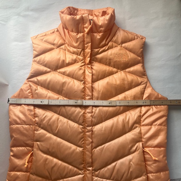 The North Face Aconcagua Down Vest 550 Orange Sherbert Nasturtium Gilet Smal - Picture 11 of 11